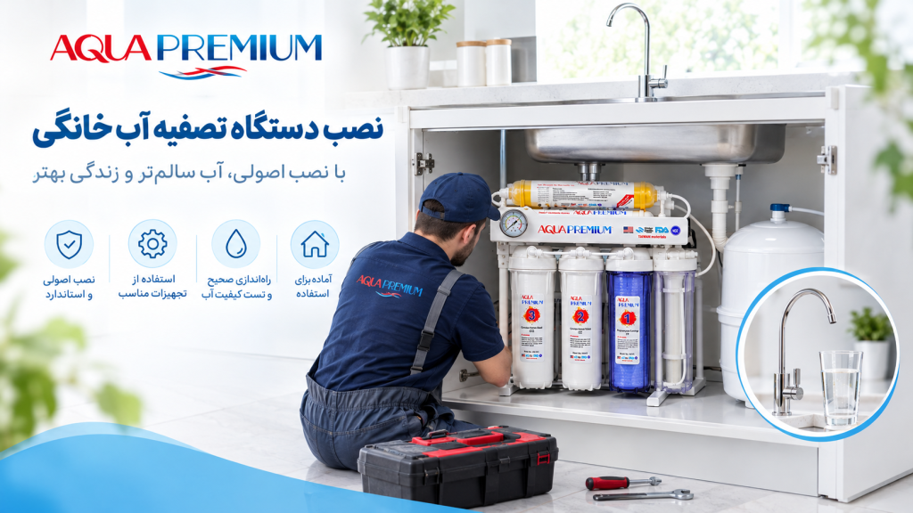 نصب دستگاه تصفیه آب خانگی