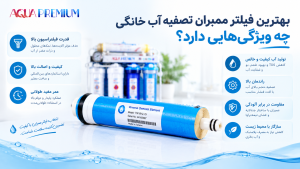 بهترین فیلتر ممبران تصفیه آب خانگی چه ویژگی‌هایی دارد؟