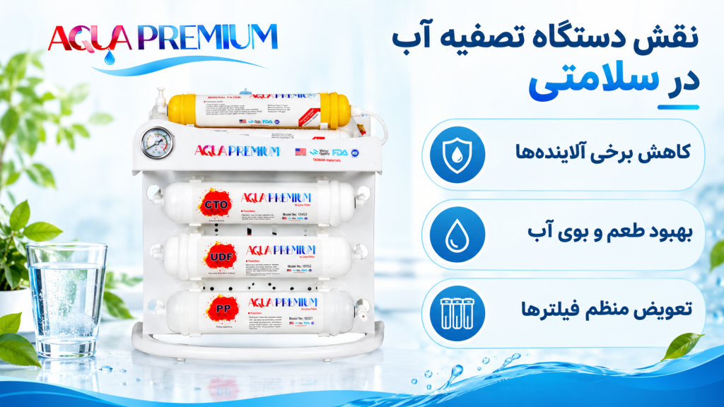 نقش دستگاه تصفیه آب در سلامتی